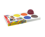 Tempera Pucks in Palette Ø 5 5 cm farblich sortiert 1