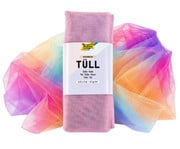 folia Tüllstoff Regenbogen 0 5 x 3 m 1