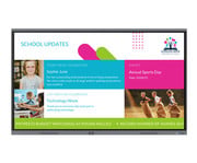 Clevertouch® Pro Series 3 mit mobiler elektr Höhenverstellung und Tafelflügel 3