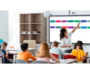 Clevertouch® Pro Series 3 mit mobiler elektr Höhenverstellung und Tafelflügel 4