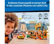LEGO® City Pizza Liefererlebnis mit Fahrzeugen 3
