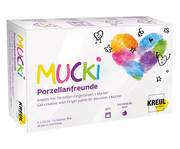 KREUL MUCKI Porzellanfreunde Set mit Porzellan Fingerfarben + Marker 1