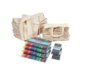 Kreativ Set Baumwolltaschen & Turnbeutel inkl Stifte je 30 Stück 3