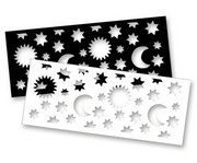Sonne Mond Sterne Laternen Zuschnitte 10 Stück 1