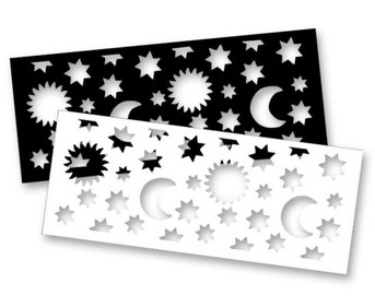 Sonne Mond Sterne Laternen Zuschnitte 10 Stück