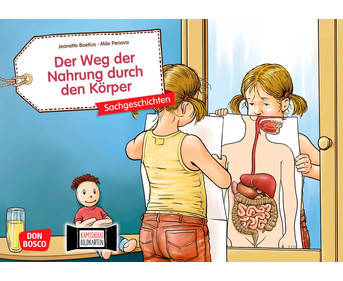Kamishibai Bildkarten Der Weg der Nahrung durch den Körper