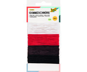 folia Gummischnüre Set mit 4 Stück 6