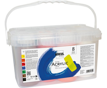 KREUL Triton Acrylic Liquid Power Pack 8 Farben