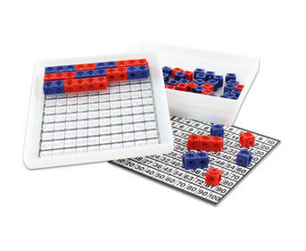 DICK System Steckwürfel Multibox rot/blau 100 Stück