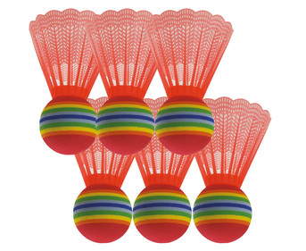 Betzold Sport Riesen Badmintonbällen 6 Stück