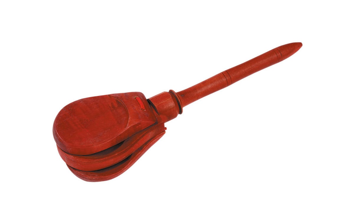 Betzold Stielkastagnette aus Holz