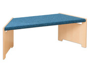 EduCasa Trapezbank mit Teppich 1