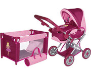Kombi Puppenwagen mit Reisebett 4