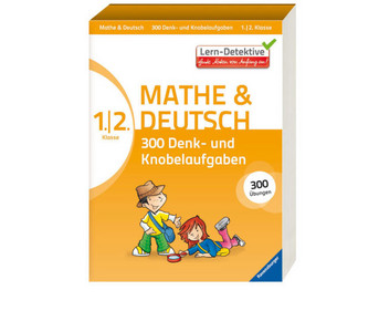 Ravensburger Mathe & Deutsch – 300 Denk und Knobelaufgaben 1 /2 Klasse