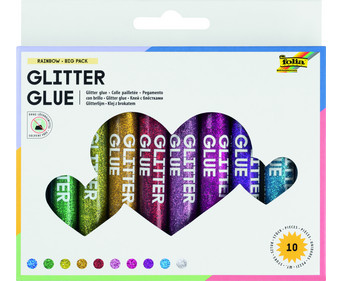 folia Glitter Glue 10 Stifte