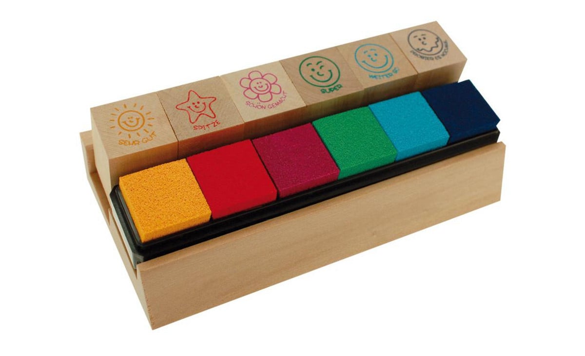 Lehrerstempel, bunt
