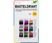 folia Set bunter Basteldraht 9 tlg 1