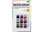 folia Set bunter Basteldraht 9 tlg