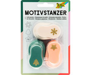 folia Motivstanzer Weihnachten 3 Stück 1