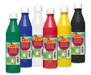 JOVI Temperafarben à 500 ml in 6 Farben 6er Set 1