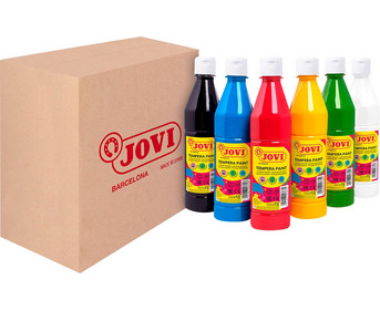 JOVI Temperafarben à 500 ml in 6 Farben 6er Set