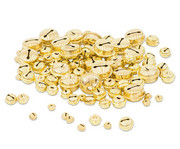 Messingschellen Sortiment gold 100 Stk 1