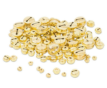 Messingschellen Sortiment gold 100 Stk
