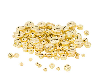 Messingschellen Sortiment gold 100 Stk