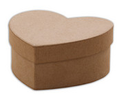 Blanko Herzdosen aus Karton 10 Stück 2