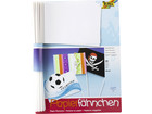 folia Blanko Papierfähnchen rechteckig 20 Stück