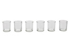 6 Glas Windlichter