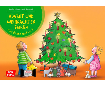 Kamishibai Bildkarten Advent und Weihnachten mit Emma und Paul