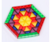 Transparente ECKO Legesteine: große Dreiecke 5