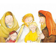 Jesus segnet die Kinder Kamishibai Bildkartenset 4