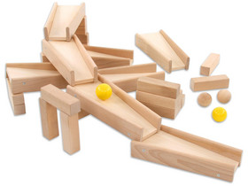 Kugelbahn-Set, 40-teilig