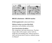 Bildkarten zur Sprachförderung: Verben 4