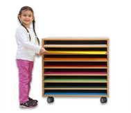 Papierwagen von BETZOLD | Mobil mit 8 Fächern für DIN A2