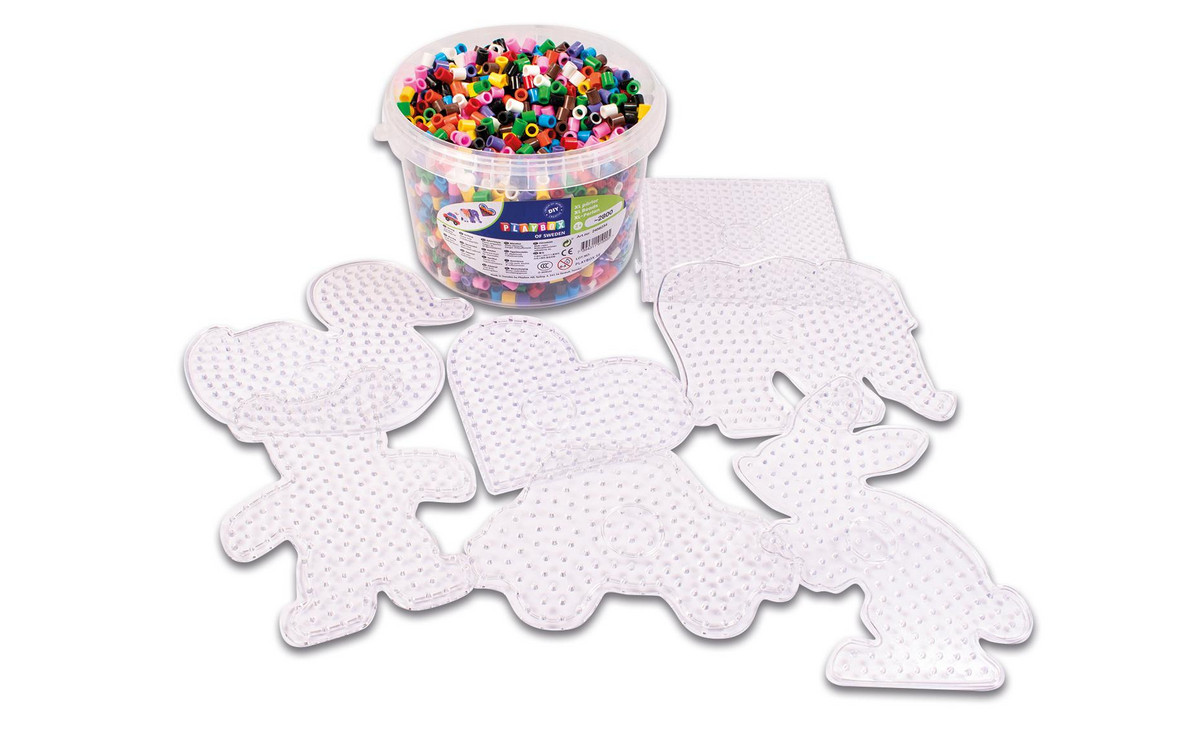 Maxi-Bügelperlen-Set, 2800 Stück