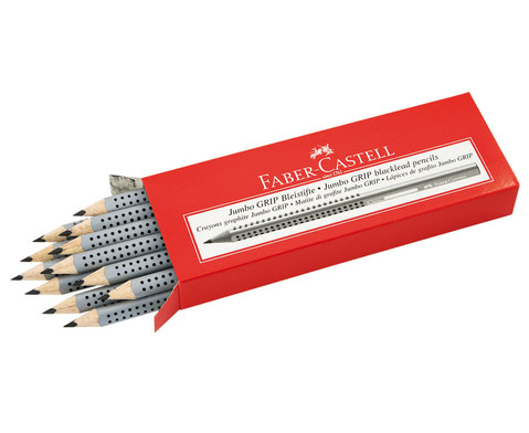 FABER-CASTELL Jumbo-Grip-Bleistift  10 mm 12er-Pack