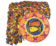 10 000 quadratische Papier Mosaik Plättchen 1