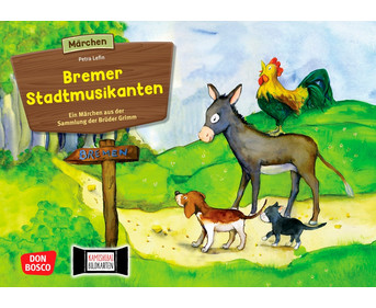 Kamishibai Bildkarten Bremer Stadtmusikanten