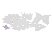Masken zum Selbstgestalten 5 Stück 1