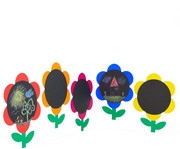 Blumen Tafeln für in und outdoor 5er Set 1