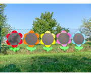 Blumen Tafeln für in und outdoor 5er Set 3