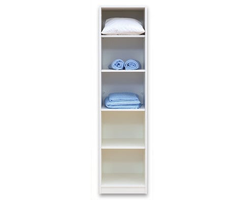 Kleiner Bettzeugschrank, 4 Einlegeböden, als Regal, Breite Kleiner Bettzeugschrank, 4 Einlegeböden, als Regal, Breite
