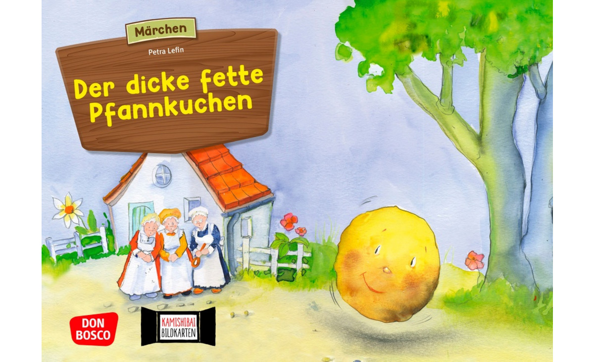 Kamishibai-Bildkarten „Der dicke fette Pfannkuchen“