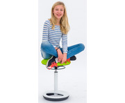 Hocker Round niedrig mit Alu Standfuß 2