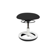 Hocker Round niedrig mit Alu Standfuß 5