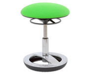 Hocker Round niedrig mit Alu Standfuß 7