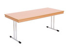Klapptisch 120 x 80 cm T Fuß Gestell